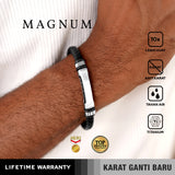 Emrys MAGNUM Bracelet Real Leather Gelang Kulit Pria Wanita