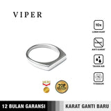 Emrys VIPER Ring Real Titanium Anti Karat Cincin Pria Wanita