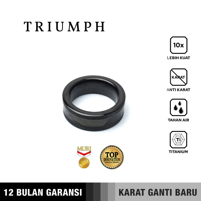 Emrys TRIUMPH Premium Ring Cincin Titanium Pria Wanita