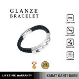 Emrys GLANZE Bracelet Real Leather Gelang Kulit Pria dan Wanita