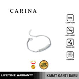 Emrys Premium CARINA Real Titanium GELANG Anti Karat Pria Wanita