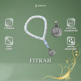 Emrys Premium FITRAH Prayer Beads Real Stone Tasbih Batu 33 Butir + LAFADZ ALLAH BULAT