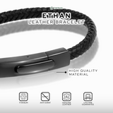 Emrys ETHAN Bracelet Real Leather Gelang Kulit Pria dan Wanita