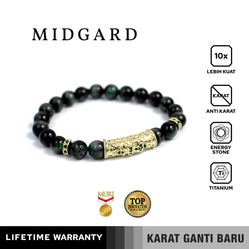 Emrys MIDGARD Bracelet Real Stone Gelang Batu Pria Wanita