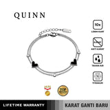 Emrys Bracelet QUINN Real Titanium Gelang Rantai Anti Karat Pria dan Wanita