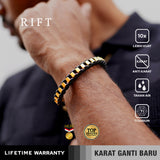 Emrys RIFT Bracelet Real Leather Gelang Kulit Pria Wanita
