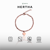 Emrys Bracelet HERTHA Real Titanium Gelang Rantai Anti Karat Pria dan Wanita