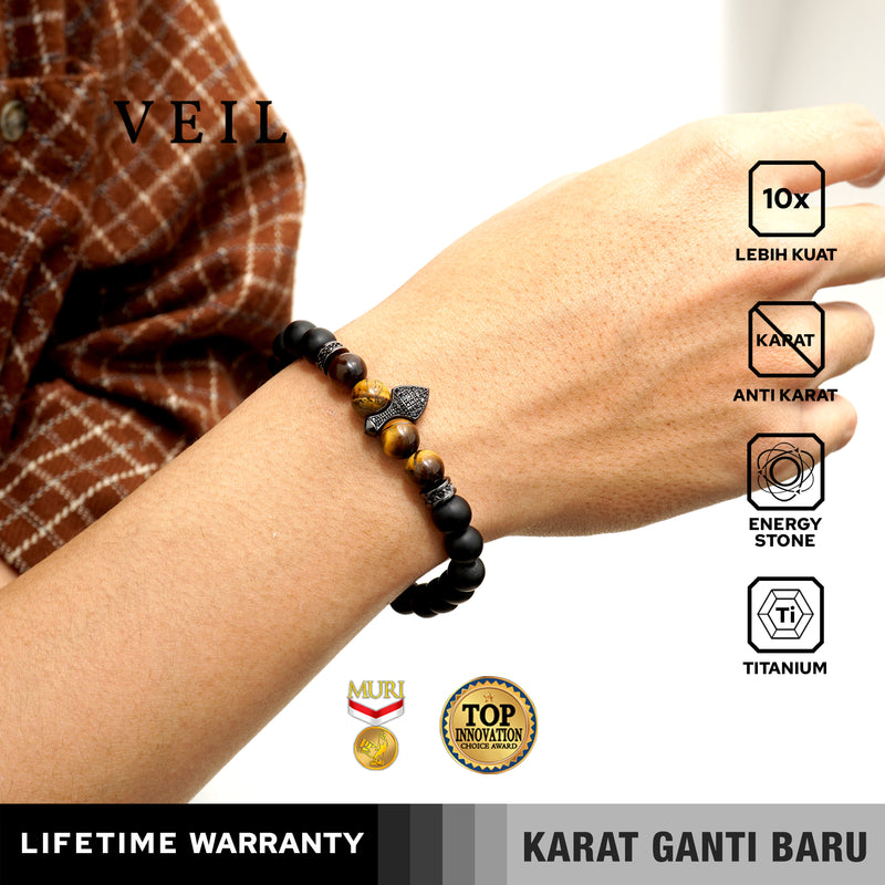 Emrys VEIL Bracelet Real Stone Gelang Batu Pria Wanita