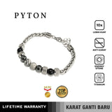 Emrys PYTON Stone Bracelet Gelang Batu Anti-rust Pria Wanita