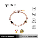 Emrys Bracelet QUINN Real Titanium Gelang Rantai Anti Karat Pria dan Wanita
