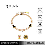 Emrys Bracelet QUINN Real Titanium Gelang Rantai Anti Karat Pria dan Wanita