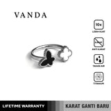 Emrys Premium VANDA Ring Real Titanium Anti Karat Cincin Titanium Pria Wanita
