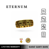 Emrys Premium Ring ETERNUM Real Titanium Anti Karat Cincin Titanium Pria Wanita