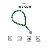 Emrys Premium RIYADH Prayer Beads Real Stone Tasbih Batu 33 Butir + LAFADZ ALLAH BULAT