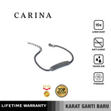Emrys Premium CARINA Real Titanium GELANG Anti Karat Pria Wanita