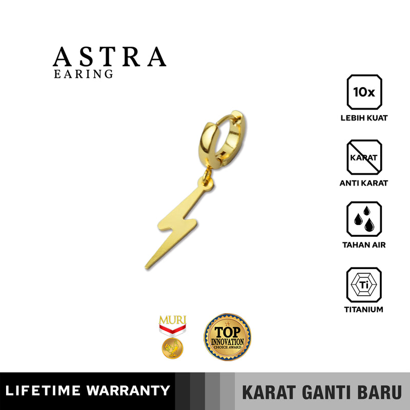 Emrys ASTRA Anting Tindik TITANIUM Anti Karat Pria dan Wanita
