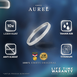 Emrys Premium Bracelet AUREL Real Anti Karat Gelang Titanium Pria dan Wanita