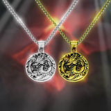 Emrys Liontin Set RYU Real Titanium Anti Karat Kalung Titanium Pria Wanita