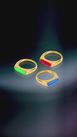 Emrys Premium Ring MATRIX Carbon Real Titanium Anti Karat Cincin Titanium Pria Wanita