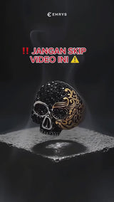 Emrys Premium Ring LUCERIS Real Titanium Anti Karat Cincin  Pria Wanita