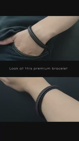 Emrys OLINA Bracelet Real Leather Gelang Kulit Pria Wanita
