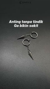Emrys RAY ANTING Jepit Titanium Anti Karat Pria dan Wanita