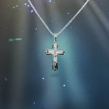 Emrys Liontin Set DIVINE Titanium Anti Karat Kalung Liontin Salib Titanium Pria Wanita