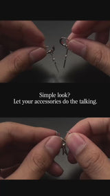 Emrys IGNIS ANTING Tindik Titanium Anti Karat Pria dan Wanita