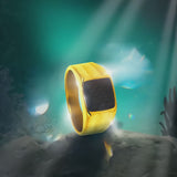 Emrys Premium Ring ZLATO Real Titanium Anti Karat Cincin Titanium Pria Wanita