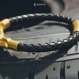 Emrys DEVOTIONE Real Leather Gelang Kulit Asli Pria Wanita