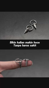 Emrys SPARKLE ANTING Jepit Titanium Anti Karat Pria dan Wanita