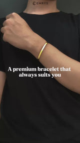 Emrys Premium NERO BRACELET Real Titanium GELANG Anti Karat Pria Wanita