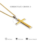 CHRISTIAN CROSS II LIONTIN SET